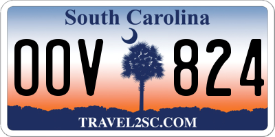 SC license plate OOV824