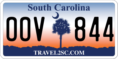 SC license plate OOV844