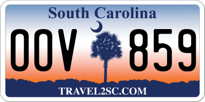 SC license plate OOV859