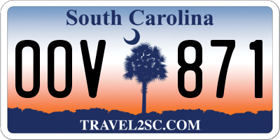 SC license plate OOV871