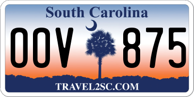 SC license plate OOV875