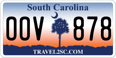 SC license plate OOV878