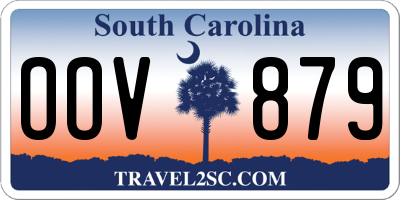 SC license plate OOV879
