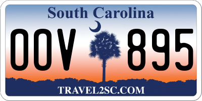 SC license plate OOV895
