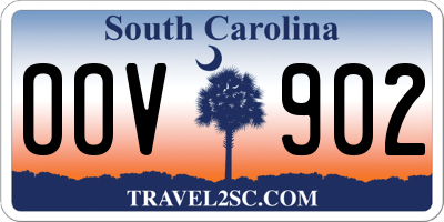 SC license plate OOV902