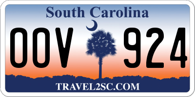SC license plate OOV924