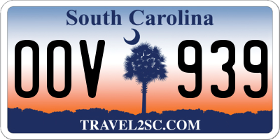 SC license plate OOV939
