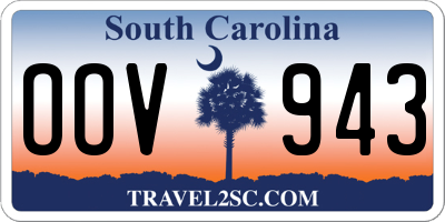 SC license plate OOV943