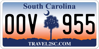 SC license plate OOV955