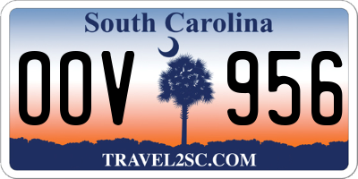 SC license plate OOV956