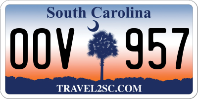 SC license plate OOV957
