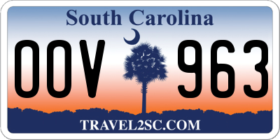 SC license plate OOV963