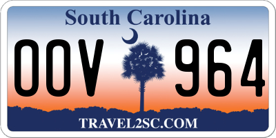 SC license plate OOV964