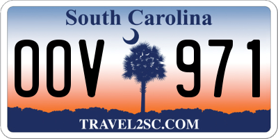 SC license plate OOV971