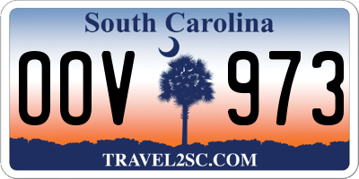 SC license plate OOV973