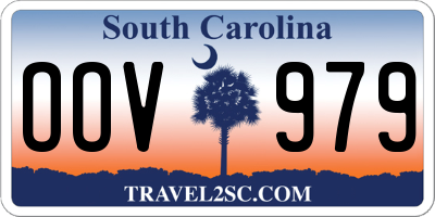 SC license plate OOV979