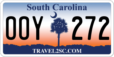 SC license plate OOY272