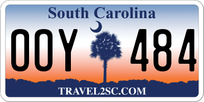 SC license plate OOY484