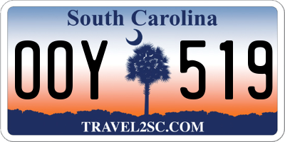 SC license plate OOY519
