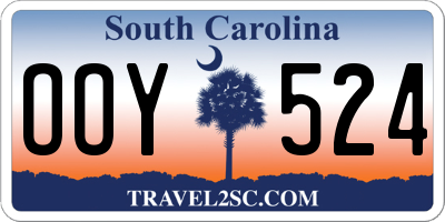 SC license plate OOY524