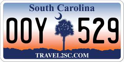 SC license plate OOY529