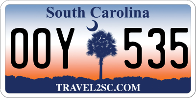 SC license plate OOY535
