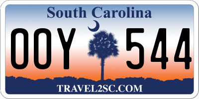 SC license plate OOY544