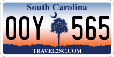 SC license plate OOY565