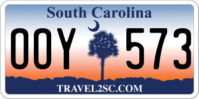 SC license plate OOY573