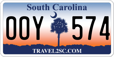 SC license plate OOY574