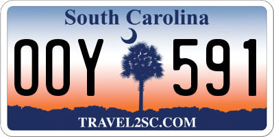 SC license plate OOY591