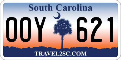 SC license plate OOY621