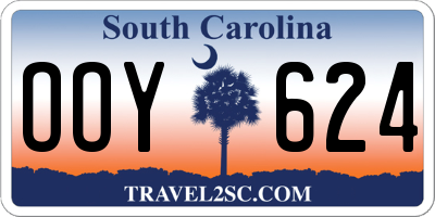 SC license plate OOY624