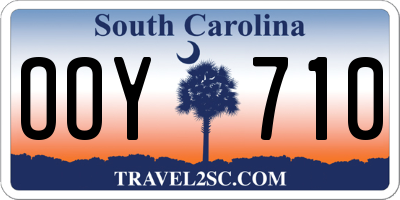 SC license plate OOY710