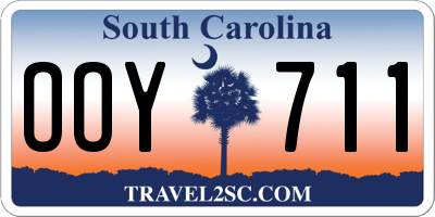 SC license plate OOY711