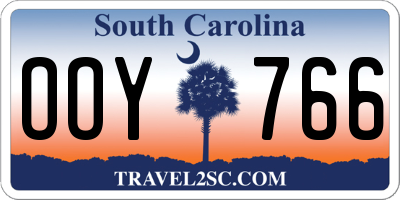 SC license plate OOY766