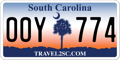 SC license plate OOY774