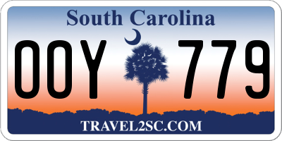 SC license plate OOY779