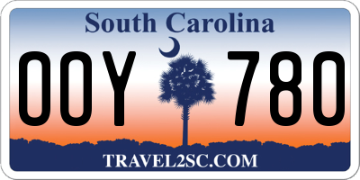 SC license plate OOY780