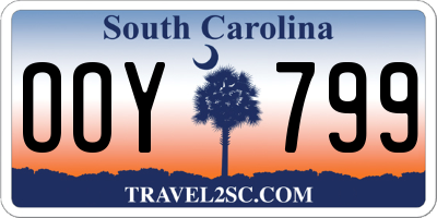 SC license plate OOY799