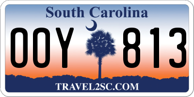 SC license plate OOY813