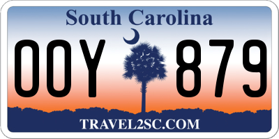 SC license plate OOY879