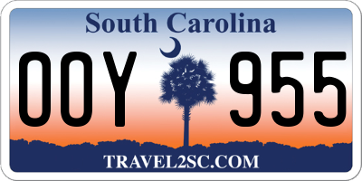SC license plate OOY955
