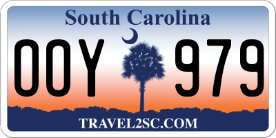 SC license plate OOY979