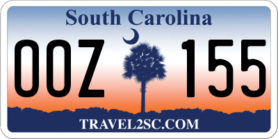SC license plate OOZ155