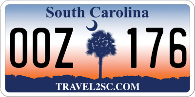 SC license plate OOZ176