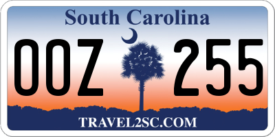 SC license plate OOZ255