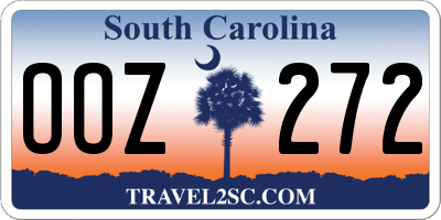 SC license plate OOZ272