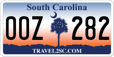 SC license plate OOZ282