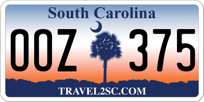 SC license plate OOZ375